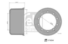 Brzdový buben FEBI BILSTEIN 171654