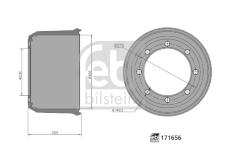 Brzdový buben FEBI BILSTEIN 171656