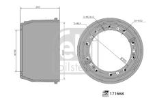 Brzdový buben FEBI BILSTEIN 171668