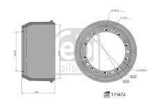 Brzdový buben FEBI BILSTEIN 171672