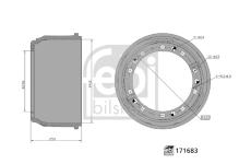 Brzdový buben FEBI BILSTEIN 171683