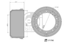 Brzdový buben FEBI BILSTEIN 171700