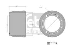 Brzdový buben FEBI BILSTEIN 171715