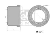 Brzdový buben FEBI BILSTEIN 171716