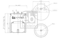 Mech, pneumaticke odpruzeni FEBI BILSTEIN 171761