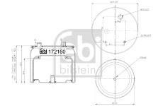 Mech, pneumaticke odpruzeni FEBI BILSTEIN 172160