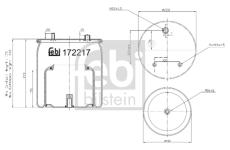 Mech, pneumaticke odpruzeni FEBI BILSTEIN 172217