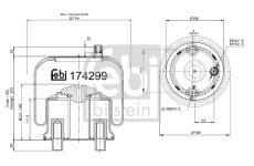 Mech, pneumaticke odpruzeni FEBI BILSTEIN 174299