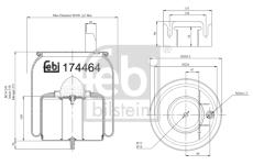 Mech pneumatického prużenia FEBI BILSTEIN 174464