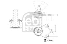 Podpora-/ Kloub FEBI BILSTEIN 176068