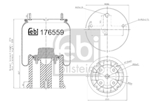 Mech, pneumaticke odpruzeni FEBI BILSTEIN 176559