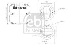 Mech, pneumaticke odpruzeni FEBI BILSTEIN 176581