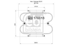 Mech pneumatického prużenia FEBI BILSTEIN 176618