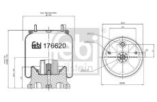 Mech, pneumaticke odpruzeni FEBI BILSTEIN 176620