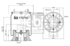 Mech, pneumaticke odpruzeni FEBI BILSTEIN 176794