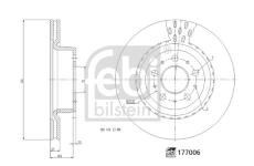 Brzdový kotouč FEBI BILSTEIN 177006