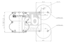 Mech, pneumaticke odpruzeni FEBI BILSTEIN 177160