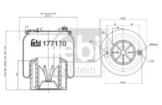 Mech, pneumaticke odpruzeni FEBI BILSTEIN 177170