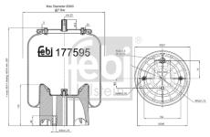 Mech pneumatického prużenia FEBI BILSTEIN 177595