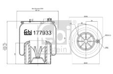 Mech pneumatického prużenia FEBI BILSTEIN 177933