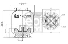 Mech, pneumaticke odpruzeni FEBI BILSTEIN 178299