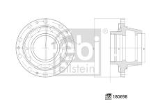 Náboj kola FEBI BILSTEIN 180698