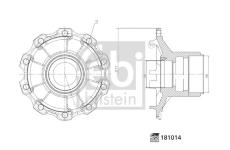 Náboj kolesa FEBI BILSTEIN 181014