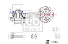 Sada lozisek kol FEBI BILSTEIN 181034