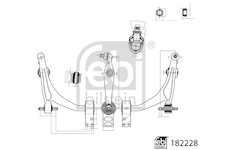Řídicí páka, zavěšení kol FEBI BILSTEIN 182228