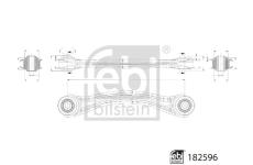 Rameno zavesenia kolies FEBI BILSTEIN 182596