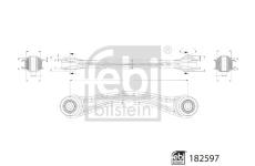 Rameno zavesenia kolies FEBI BILSTEIN 182597