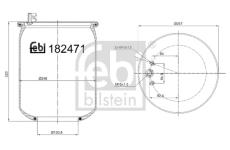 Mech pneumatického prużenia FEBI BILSTEIN 182871