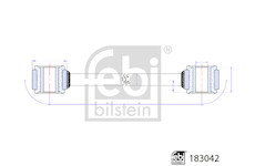 Tyc/vzpera, stabilisator FEBI BILSTEIN 183042