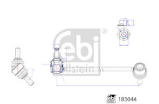 Tyc/vzpera, stabilisator FEBI BILSTEIN 183044