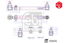 Tiahlo riadenia FEBI BILSTEIN 183056