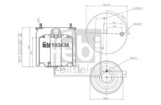 Mech, pneumaticke odpruzeni FEBI BILSTEIN 183438