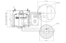 Mech, pneumaticke odpruzeni FEBI BILSTEIN 183440