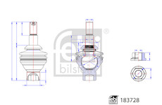 Podpora-/ Kloub FEBI BILSTEIN 183728