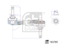 Tyč/Vzpera stabilizátora FEBI BILSTEIN 183789