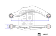 Řídicí páka, zavěšení kol FEBI BILSTEIN 184448