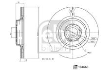 Brzdový kotouč FEBI BILSTEIN 184660