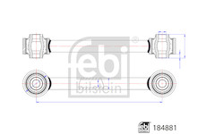 Řídicí páka, zavěšení kol FEBI BILSTEIN 184881