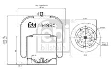 Mech, pneumaticke odpruzeni FEBI BILSTEIN 184995