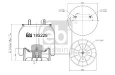 Mech, pneumaticke odpruzeni FEBI BILSTEIN 185228