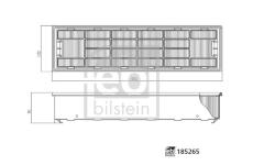 Filtr, vzduch v interiéru FEBI BILSTEIN 185265