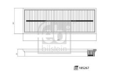 Filter vnútorného priestoru FEBI BILSTEIN 185267