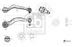 Ridici paka, zaveseni kol FEBI BILSTEIN 185574