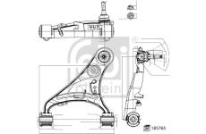 Rameno zavesenia kolies FEBI BILSTEIN 185765