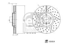 Brzdový kotouč FEBI BILSTEIN 185854