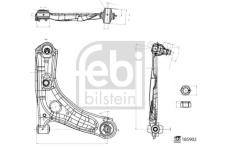 Řídicí páka, zavěšení kol FEBI BILSTEIN 185902